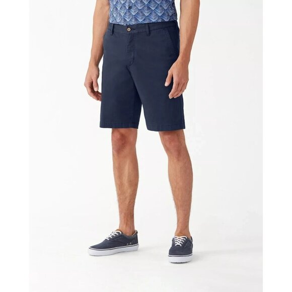 Tommy Bahama Men's Big & Tall 50RG Maritime Navy Stretch 9” Boracay Chino Shorts - Picture 9 of 9